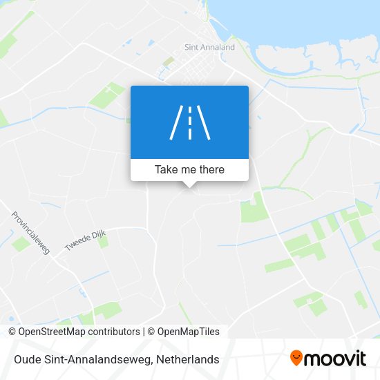 Oude Sint-Annalandseweg map