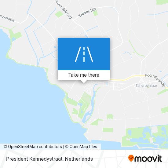 President Kennedystraat map