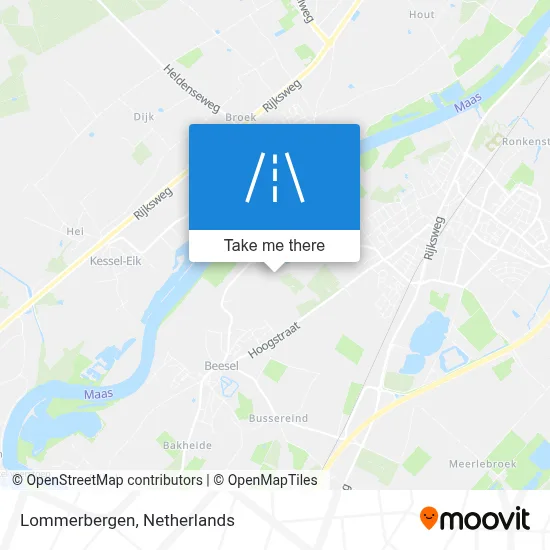 Lommerbergen map