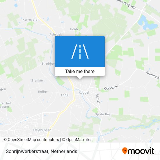 Schrijnwerkerstraat map