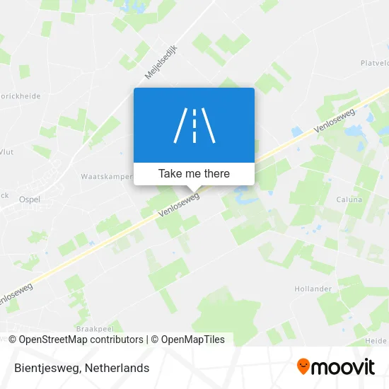 Bientjesweg map