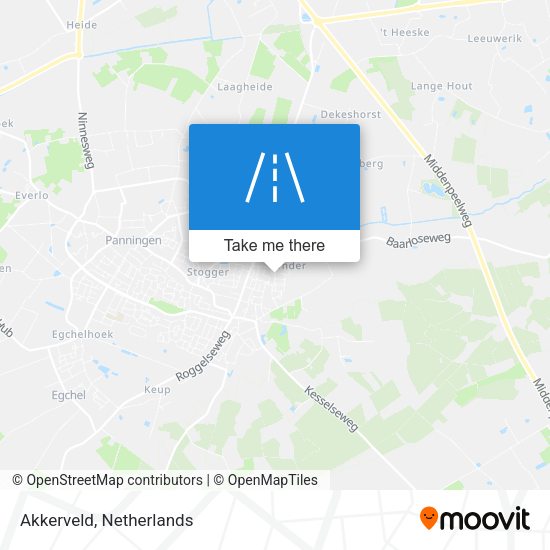 Akkerveld map