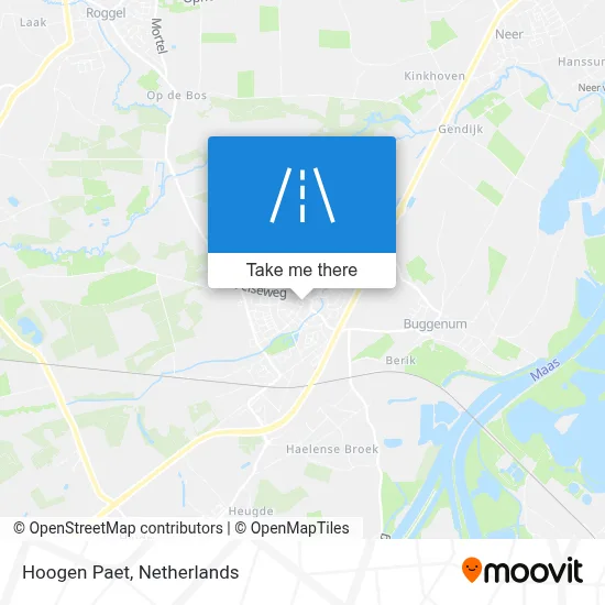 Hoogen Paet map