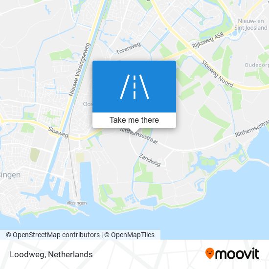 Loodweg map