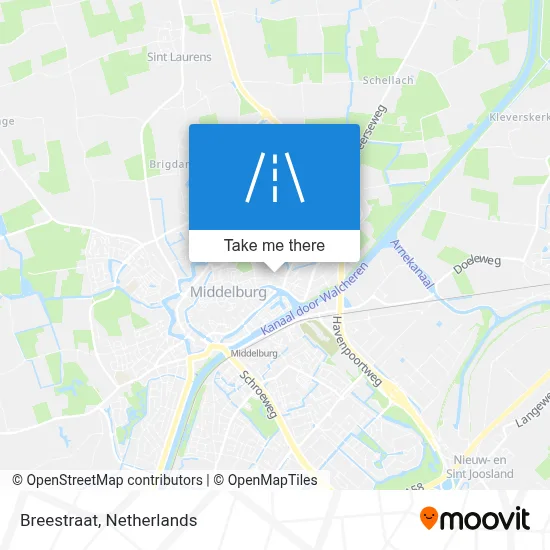 Breestraat map