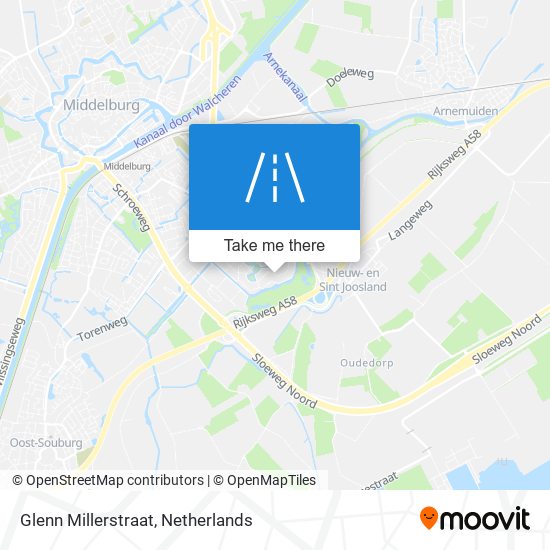 Glenn Millerstraat map