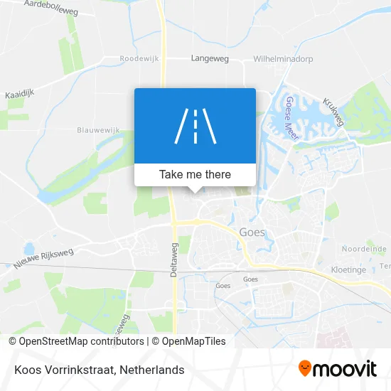 Koos Vorrinkstraat map