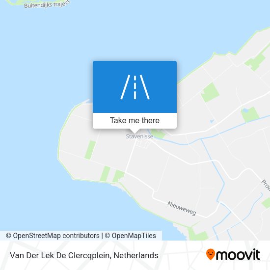 Van Der Lek De Clercqplein map