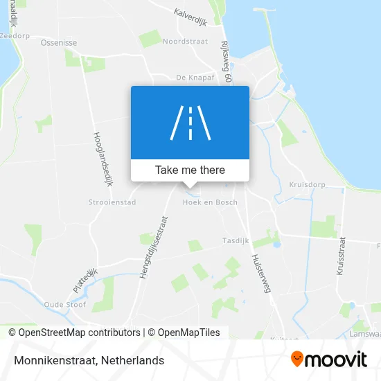 Monnikenstraat map