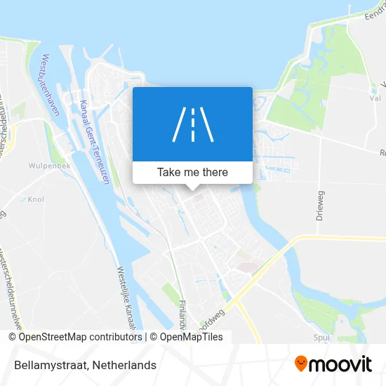Bellamystraat map