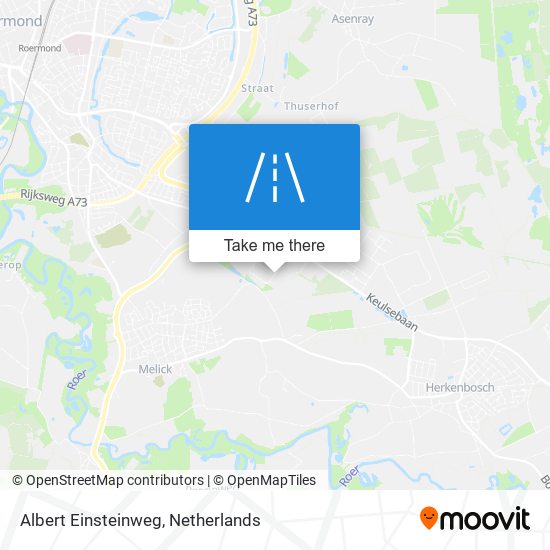 Albert Einsteinweg map