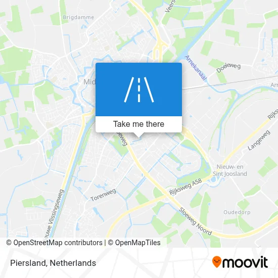 Piersland map