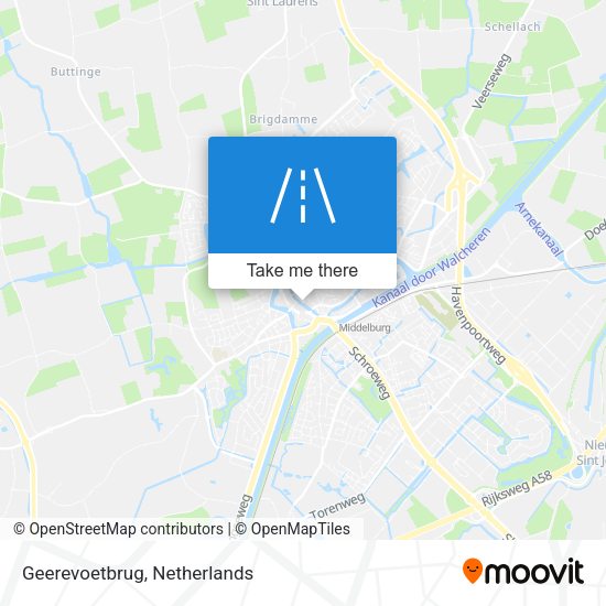 Geerevoetbrug map