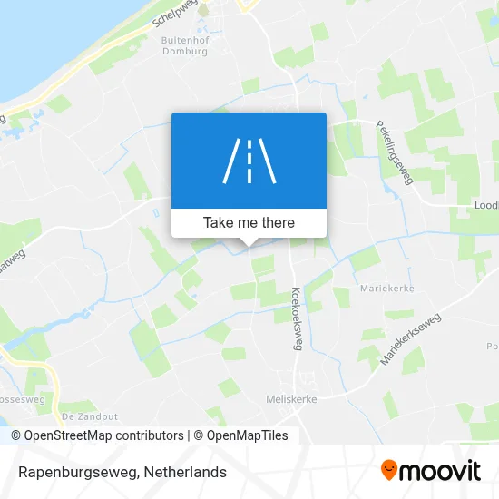 Rapenburgseweg map