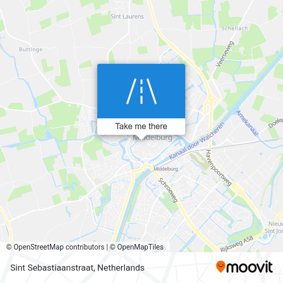 Sint Sebastiaanstraat map