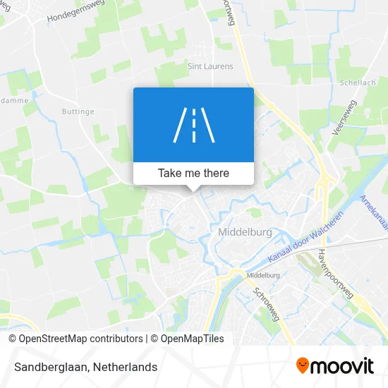 Sandberglaan map