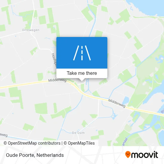Oude Poorte map