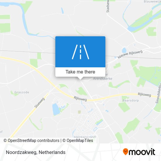 Noordzakweg map