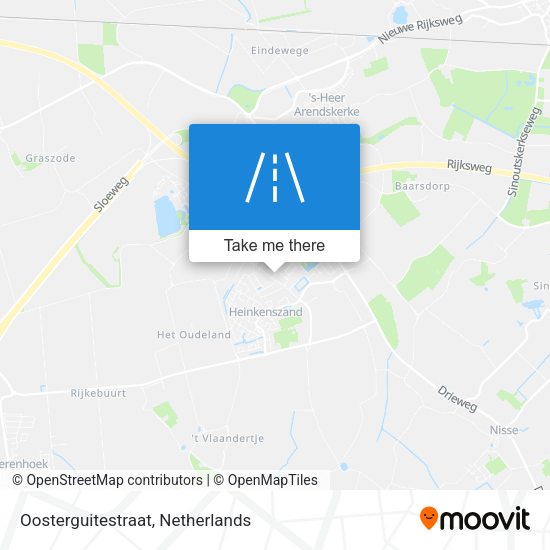 Oosterguitestraat map