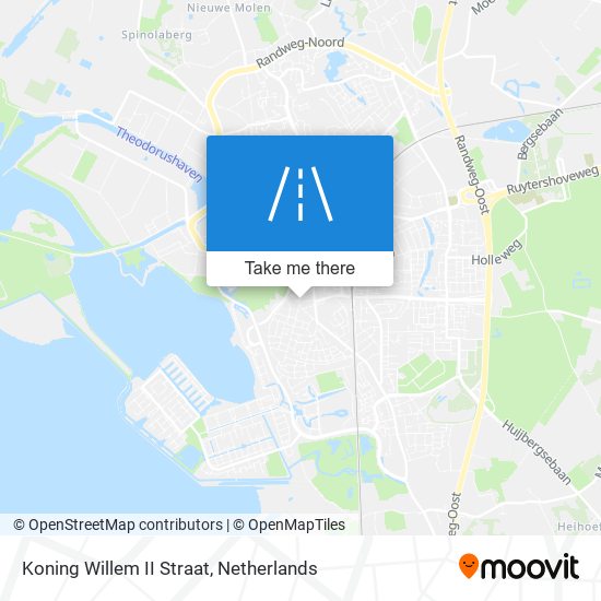 Koning Willem II Straat map