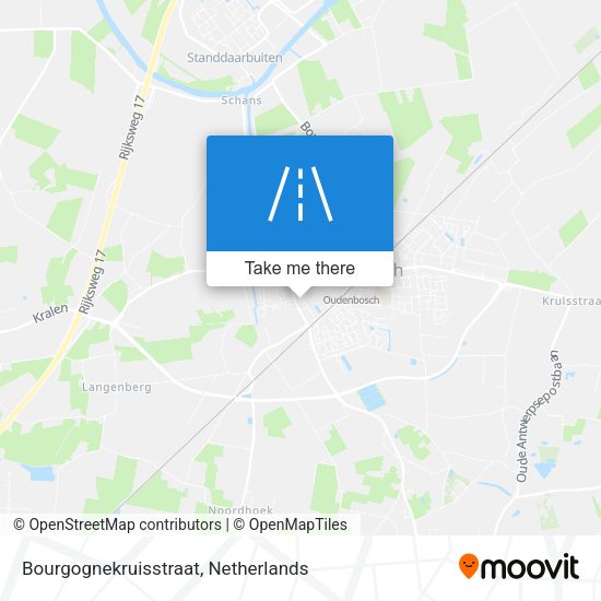 Bourgognekruisstraat map