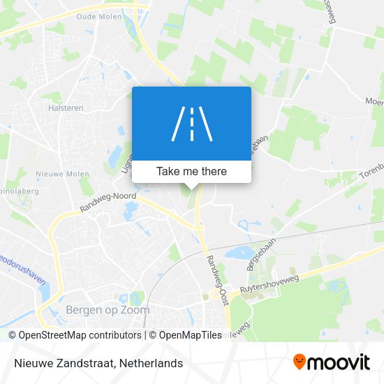 Nieuwe Zandstraat map