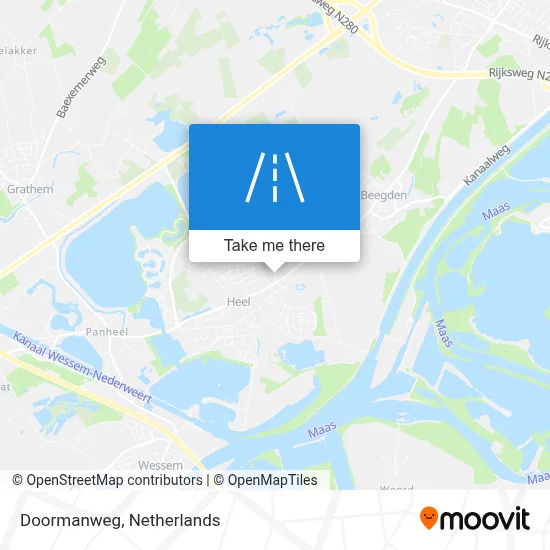 Doormanweg map