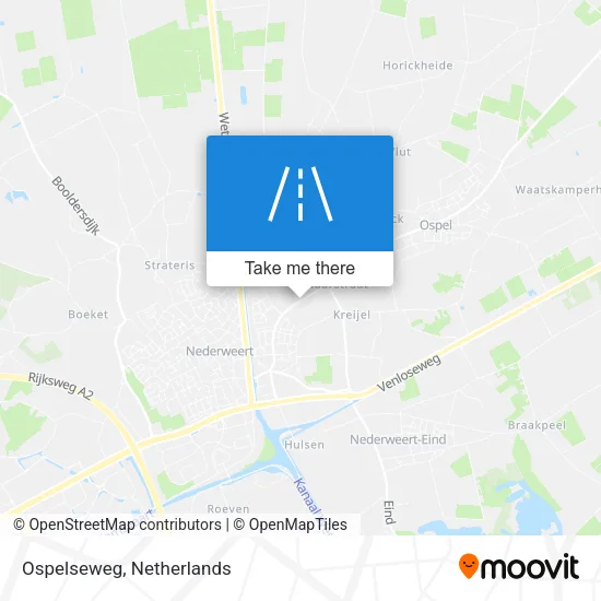 Ospelseweg map