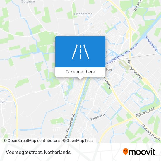 Veersegatstraat map