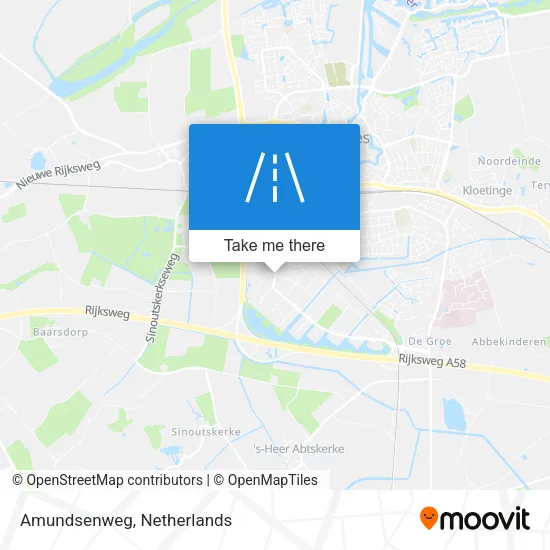 Amundsenweg map