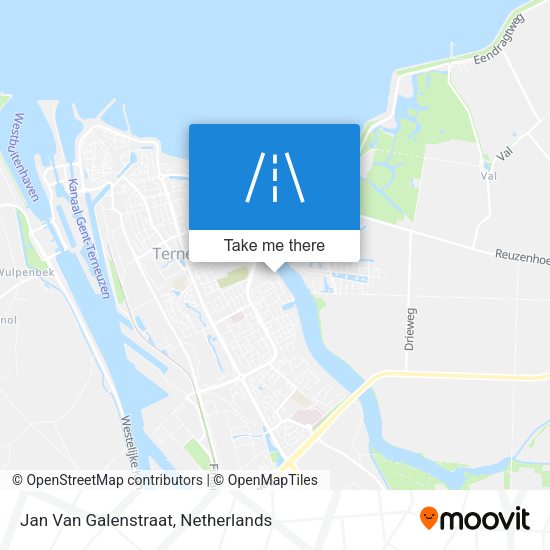 Jan Van Galenstraat map