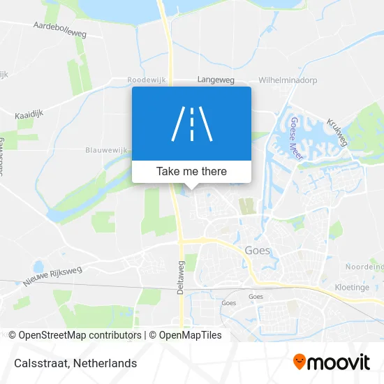 Calsstraat map