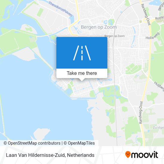 Laan Van Hildernisse-Zuid map
