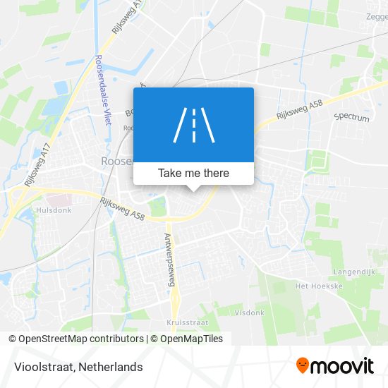 Vioolstraat map