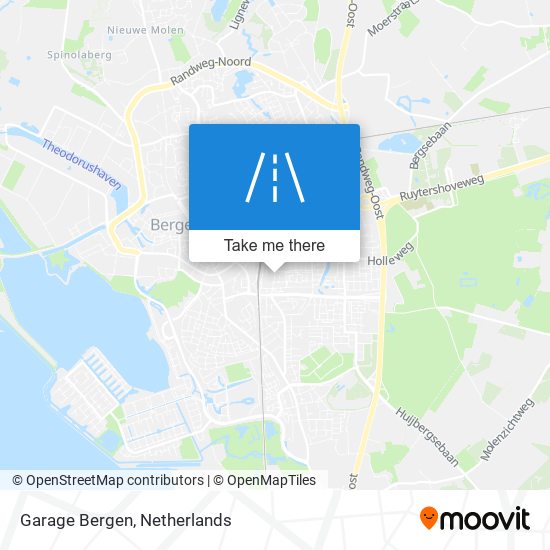 Garage Bergen map