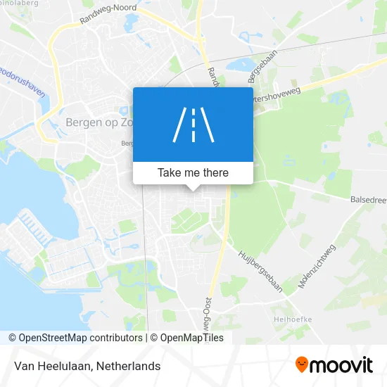 Van Heelulaan map
