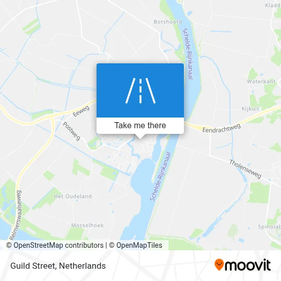 Gildenstraat map