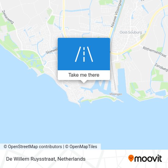 De Willem Ruysstraat map