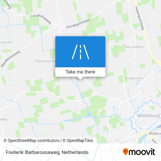 Frederik Barbarossaweg map