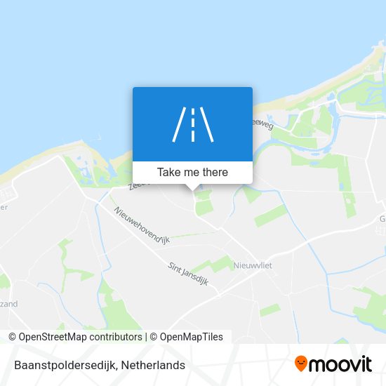 Baanstpoldersedijk map