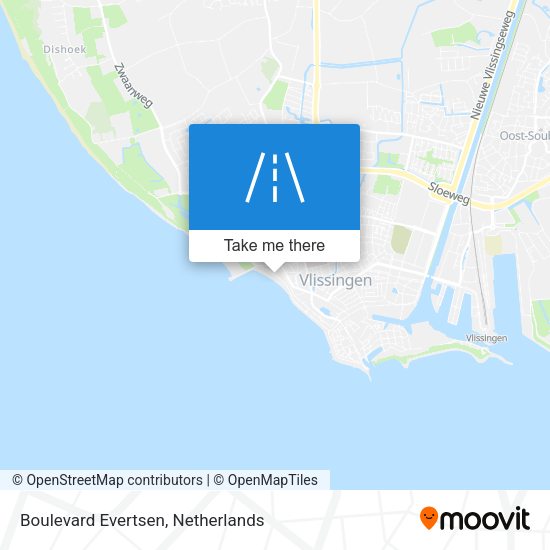 Boulevard Evertsen map