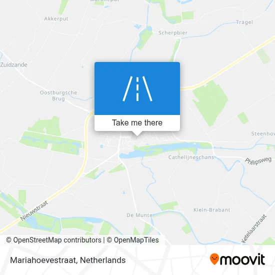 Mariahoevestraat map