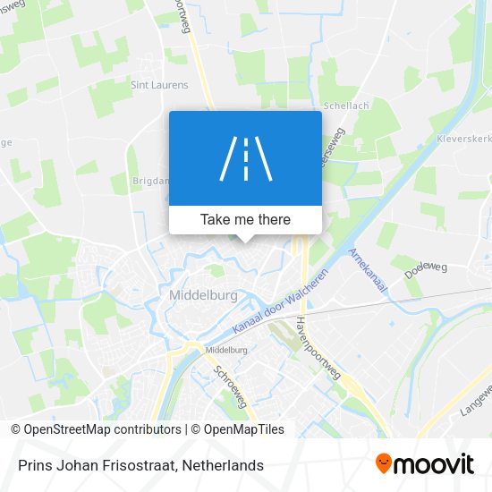 Prins Johan Frisostraat map