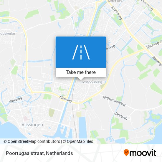 Poortugaalstraat map