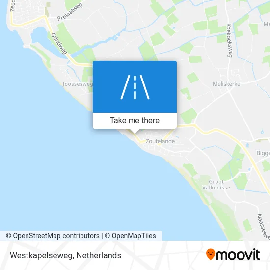 Westkapelseweg map