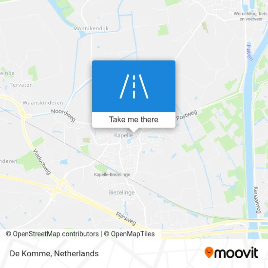 De Komme map