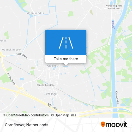 Korenbloem map