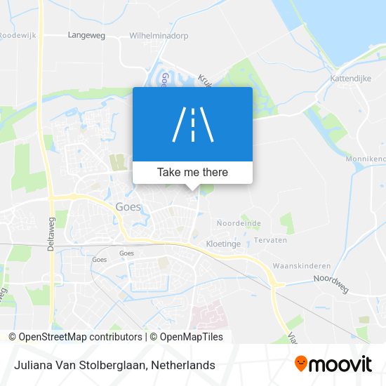 Juliana Van Stolberglaan map