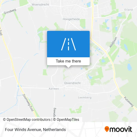 Vierwindenlaan map