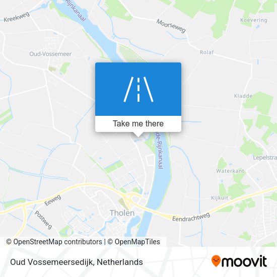 Oud Vossemeersedijk map